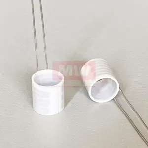 Tabung Tungku Keramik Alumina 96% MCH, Tabung Pemanas Suhu Tinggi