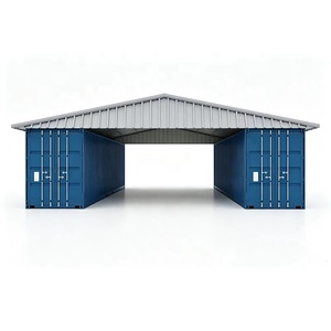 Tente de protection industrielle ignifuge et résistante aux intempéries, pour entrepôt extérieur, utilisation en entrepôt de stockage, toit en tôle d'acier colorée. - Product Image 6