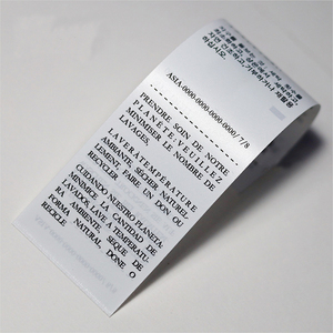 Chất Lượng Cao Quần Áo Nhãn Satin <span class=keywords><strong>Polyester</strong></span> PU Với Logo Cho Hàng May Mặc Giày Đồ Bơi Túi Rửa Nhãn - Product Image 2