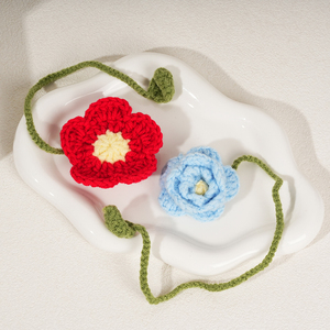 Handmade Trắng Daisy Hoa Dệt Kim <span class=keywords><strong>Crochet</strong></span> Trang Sức Quyến Rũ Trang Trí Nội Thất Cho <span class=keywords><strong>Crochet</strong></span> Túi Dệt Vải Valentine Của Ngày Lễ Tạ Ơn - Product Image 3