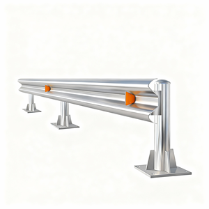 Guardrail Ondulato per Autostrade, Guardrail a Profilo W per Strade Rurali, Barriera Antiurto in Acciaio Zincato a Caldo - Product Image 3