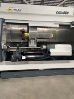Machine-outil CNC à lit inclinable en acier inoxydable CKX550-3000, tour de fraisage hydraulique