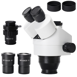 7X-45X 24MP Cámara Enfoque síncrono Zoom continuo Microscopio estéreo Microscopio trinocular para reparación móvil - Product Image 4