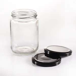 Wide mouth airtight 70mm size metal screw top lid glass canning jar twist lug lid for jam sauce jar