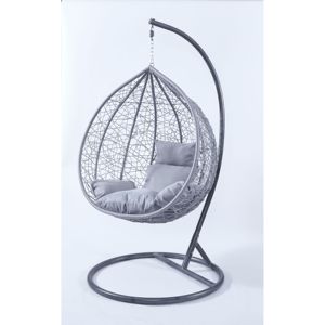 2 Person Garden <strong>Chairs</strong> Hanging Swing Indoor in Modern Style Traditional <strong>Uk</strong> European Open Xxl Double Seat White <strong>Egg</strong> <strong>Chair</strong> - Product Image 3