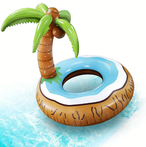 <span class=keywords><strong>Flotador</strong></span> Inflable Gigante con Forma de Palmera de Coco para Adultos, Construcción de PVC Resistente para Relajarse en la Piscina y la Playa - Product Image 2