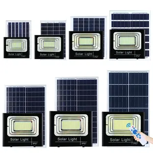 LIGHTSINCERE de ip67 llevó la luz de inundación solar luz cálida 25 40 60 100, 120, 200, 300, 400 vatios al aire libre impermeable de la luz de inundación solar