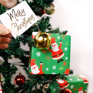 Wholesale 80g <b>Christmas</b> Art <b>Paper</b> 43*300cm Gift <b>Luxury</b> Custom Packaging <b>Wrapping</b> <b>Paper</b> Roll - Product Image 3