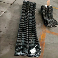 Venta de fábrica, excavadora sobre orugas, pista de goma 400*72,5*76W para Hyundai, R60CR-9
