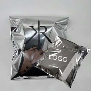 Custom LOGO Metallic Poly Shipping Mailer Silver Mailing <b>Bags</b> <b>Postage</b> Aluminium Packaging <b>Bags</b> - Product Image 1