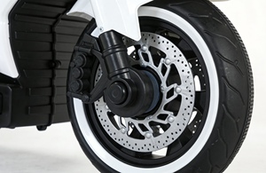 มอเตอร์ไซค์ไฟฟ้าบังคับวิทยุราคาถูก พร้อมใบรับรอง สำหรับเด็ก ขี่ได้ มีไฟ LED โครงพลาสติก - Product Image 4