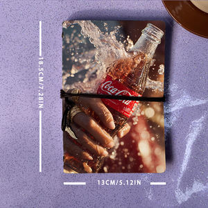 Bloc <span class=keywords><strong>de</strong></span> notas A6, regalo adecuado para clientes durante <span class=keywords><strong>la</strong></span> ceremonia <span class=keywords><strong>de</strong></span> firma <span class=keywords><strong>de</strong></span> contrato, botella <span class=keywords><strong>de</strong></span> <span class=keywords><strong>Coca</strong></span> - Cola a mano, patrón <span class=keywords><strong>de</strong></span> salpicaduras <span class=keywords><strong>de</strong></span> agua en Th - Product Image 4