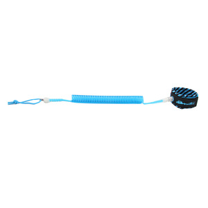 สายรัดบอร์ด Surf Leash 5 มม. 10 ฟุต สาย TPU แบบขด สำหรับกระดานโต้คลื่น พายบอร์ด กีฬาทางน้ำ - Product Image 5