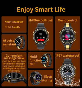 2025 Akıllı Saat Pro Sk4promax Android BT Arama AI Sesli Asistan 1.53 inç TFT Ekran Aramaları Yanıtla Erkek Kadın Spor 3 Kayış - Product Image 5