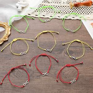 سوار سحر علامة اللانهاية اليدوية الصداقة الخنصر ملابس وعد قابل للتعديل مكرمة الحبل أفضل أصدقاء حبيب زوجين سوار - Product Image 6