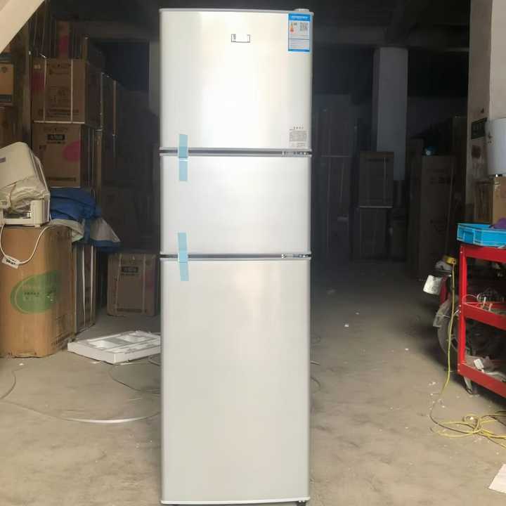 136L Household Hold Three-Door Small Energy-Saving Freezer for Dormitory and Office