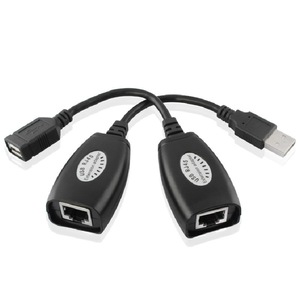 USB To <b>RJ45</b> Extension <b>Cable</b> With Signal Booster For Network Connection Up To 50M - Product Image 1