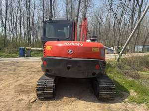 Excavatrice Kubota KX183-3 Zero Tail Swing Excavator utilisée pour le creusement de tranchées et la démolition à l'intérieur - Product Image 3