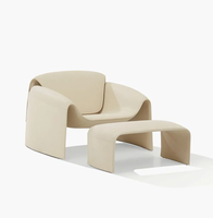 Fauteuil de luxe en cuir véritable haut de gamme, chaise crabe, pour salle d'accueil VIP, canapé lounge, chaises d'invités pour villa et salon
