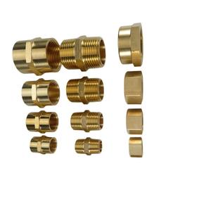 Adaptateur de raccord de tuyau mâle fileté en laiton NPT de 1/2 pouce, filetage hexagonal, 1 NPT externe, catégorie de produit : bouchons de vanne - Product Image 1