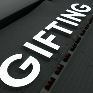 Custom LED Front Lit Letters Channel Letters Face Lit Sign 3D <b>Illuminated</b> Logo Outdoor Storefront Signage - Product Image 1