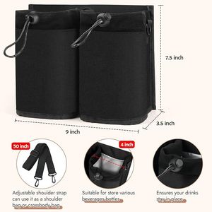 Portabevande da viaggio portabagagli portabicchieri per passeggini <span class=keywords><strong>con</strong></span> <span class=keywords><strong>corda</strong></span> - Product Image 3