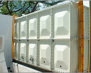 Tanques de almacenamiento de agua GRP FRP de fibra de vidrio de 20000 litros colador de agua para tanque FRP