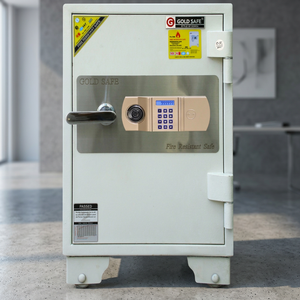 Electronic <b>Safe</b> WELKO LX600 E White <b>Key</b> <b>Lock</b> Home <b>Safe</b> with 2mm Stainless Steel and Fireproof 1000-1200C - Product Image 3