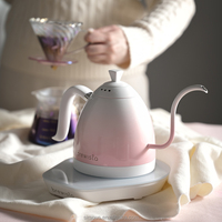Bouilloire à café en acier inoxydable Brewista à bec de cygne de 600 ml, prix d'usine