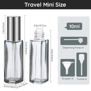 Botellas de Perfume Vacías de Alta Calidad de 15 ml, Diseño Personalizado, Botella de Perfume Cuadrada de Vidrio de Lujo, Impresión de Pantalla, Logotipo Personalizado - Product Image 3
