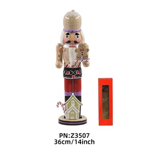 Quality Assurance Eco-friendly 35cm Length <b>Christmas</b> Soldier Indoor Glossy Painted <b>Christmas</b> Ornament - Product Image 6