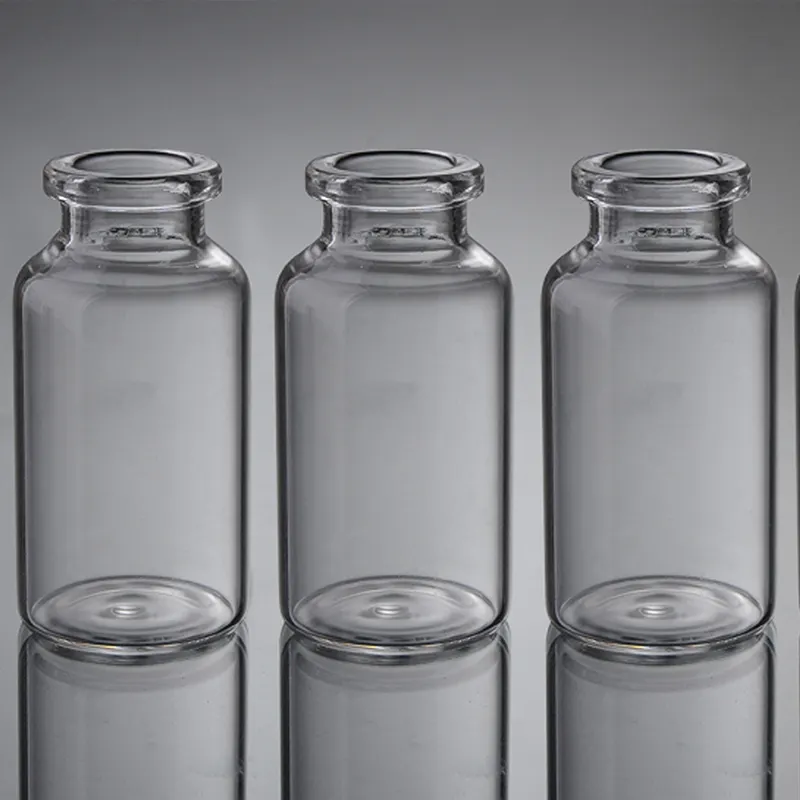 customize sizes clear transparent Medical grade SF 5.0 neutral borosilicate pharmaceutical glass vial manufacturer