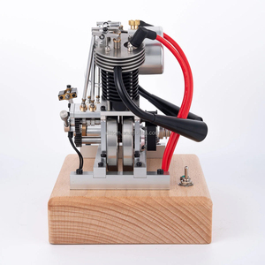 Motor <span class=keywords><strong>de</strong></span> Gasolina V-Twin, Kit <span class=keywords><strong>de</strong></span> Ensamblaje <span class=keywords><strong>de</strong></span> Motor <span class=keywords><strong>de</strong></span> Motocicleta <span class=keywords><strong>de</strong></span> Metal V2 <span class=keywords><strong>de</strong></span> 4 Tiempos, Modelo Educativo - Product Image 5