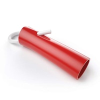 Embudo de PVC de un solo tubo para botellas de cerveza con color y logotipo personalizados para fiestas