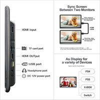 Android 10.0 4k Tv Tablet Video arka koltuk eğlence 13.3 inç araba baş dayama monitörü Av girişi ile Youtube Netflix