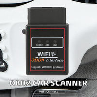 Lecteur de code OBD2 ELM 327 V2.1 de haute qualité, WIFI pour Android 12V, garantie 1 an, outil de diagnostic automobile électronique pour la plupart des voitures