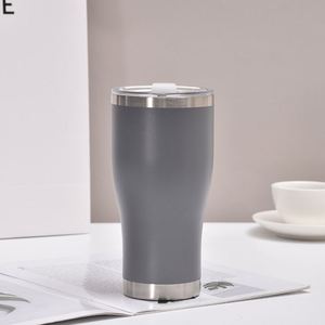 20oz 30oz 40oz Curve Tumbler Stainless Steel Vacuum Insulated <b>Double</b> <b>Wall</b> Mug with 2 in 1 Lid Gift Hot - Product Image 1