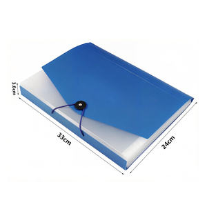 Carpeta de Archivo Expandible de 13 Bolsillos con Hebilla Elástica para Guardar Facturas, Cartas, Papel, Tarjetas, Recibos, Contratos y Documentos - Product Image 2