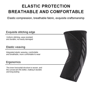 Soporte <span class=keywords><strong>de</strong></span> Codo y <span class=keywords><strong>Rodilla</strong></span> Personalizado, Transpirable, <span class=keywords><strong>para</strong></span> <span class=keywords><strong>Bursitis</strong></span>, Esguinces y Artritis - Product Image 4