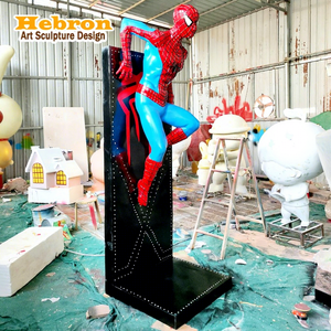 <span class=keywords><strong>Figurine</strong></span> en résine de super-héros Iron <span class=keywords><strong>Spiderman</strong></span> du film d'animation Infinity War, ornement cadeau, vente chaude - Product Image 1