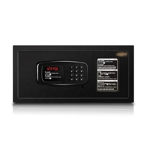 Portable Mini Hotel Electric Safe Box with Electronic Digital &amp; Key Lock <strong>Hidden</strong> <strong>Compartment</strong> Stash Locker Safe - Product Image 4