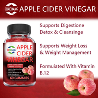 Bonbons gélifiés au vinaigre de cidre de pomme en gros (OEM/ODM) certifiés HALAL pour favoriser l'amincissement, le remodelage corporel et la digestion