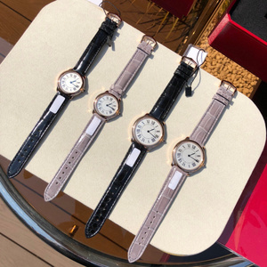 Reloj mecánico automático moderno y elegante, correa de cuero con diseño de cocodrilo, corona con incrustaciones de espinela, resistente al agua - Product Image 5