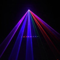 Lumière laser RGB pour DJ, lumière de fête disco, scanner DMX512, effet de lumière de scène activé par le son, spectacles de lumière laser animée
