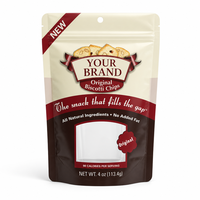 Sachet Doypack Personnalisé Imprimé Qualité Alimentaire avec Fenêtre et Fermeture Éclair pour Emballage de Snacks et Noix