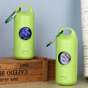 Distributeur de sacs à déjections canines en ABS de qualité supérieure avec lampe de poche, support mains libres pour sacs à déjections avec clip - Product Image 4