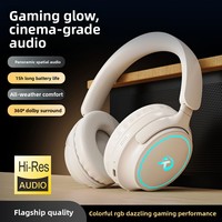 Casque de jeu supra-auriculaire JL BT6.0 ANC à faible latence avec basses puissantes et micro intégré, autonomie de 15-20h, idéal pour le bureau, l'étude et les voyages (vente en gros)