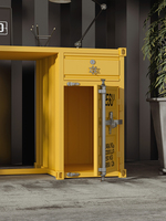 Conteneur de bureau multifonctionnel durable de style industriel Table d'étude d'ordinateur en fer forgé pour l'écriture de travail Matériau métallique
