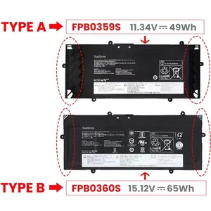 ใหม่ FPB0360S แบตเตอรี่แล็ปท็อปฟูจิตสึ ไลฟ์บุ๊ค <span class=keywords><strong>U7511</strong></span> U7512 U7411 FMVNBP253 FPCBP592 FPB0359S CP801785 CP811122-01 41CP6/60/80 TBD - Product Image 4