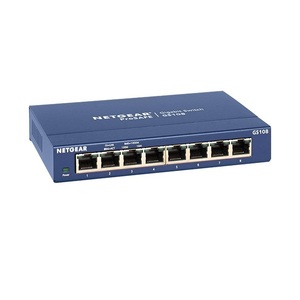 Série de commutateurs Gigabit non gérés <span class=keywords><strong>GS108</strong></span>, commutateur Ethernet Gigabit non géré à 8 ports - Product Image 1